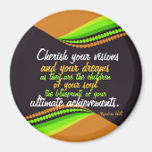 夢の磁石を大切に感動的する マグネット (正面)