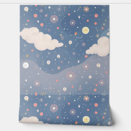 夢の空：夜お洒落開花 壁紙