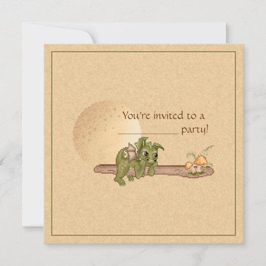 夢の竜 招待状 (正面)