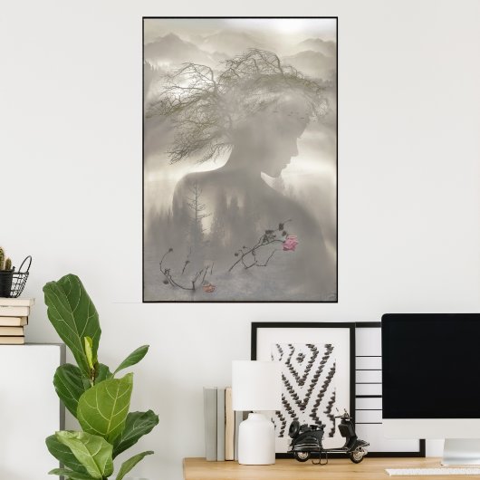 夢の精神 ポスター (ホームオフィス)