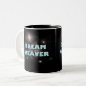 夢の織工のコーヒー・マグかコップ ツートーンマグカップ (正面左)