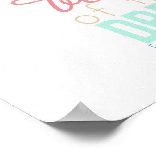 夢の美しい ポスター (角)