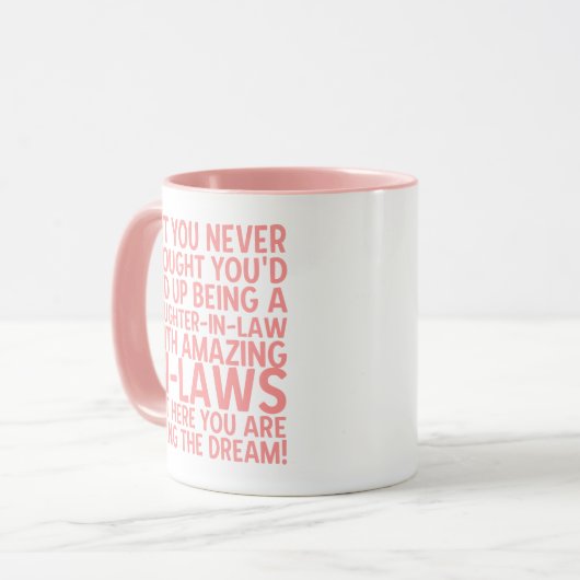 夢の義理の娘のおもしろい生活 マグカップ (正面左)