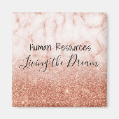 . .夢の職場に住む人材 マグネット (正面)