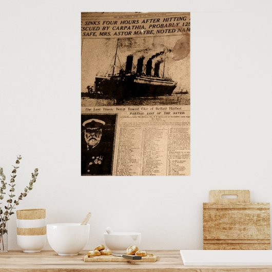 夢の船失った ポスター (キッチン)