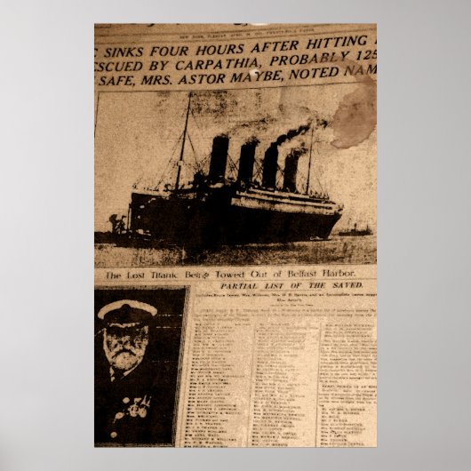 夢の船失った ポスター (正面)