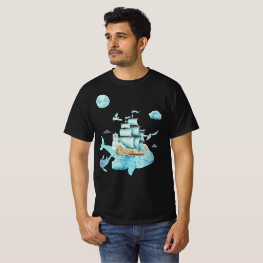 夢の船 海の冒険 Tシャツ (正面フル)