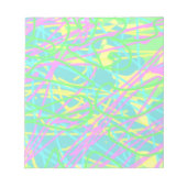 夢の色を書き込み文字のパタアートーン表現 ノートパッド (正面)