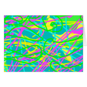 夢の色を書き込み文様を表現アート