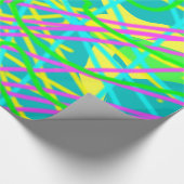 夢の色を書き込み文様を表現アート ラッピングペーパー (角)