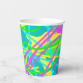 夢の色を書き込み文様を表現アート 紙コップ (裏面)