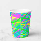 夢の色を書き込み文様を表現アート 紙コップ (右)