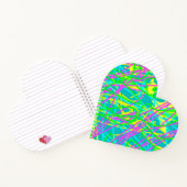 夢の色を書き込み筆跡のパターン表現 ノートブック (内部)