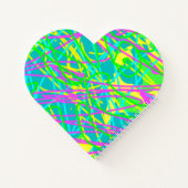 夢の色を書き込み筆跡のパターン表現 ノートブック (裏面)