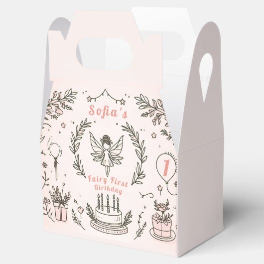 夢の色合いと妖精の願い:最初の誕生日 フェイバーボックス (オープン)