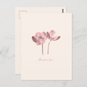 夢の花たち - ロマンティックファンタジー ポストカード (正面/裏面)