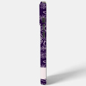 夢の花を咲かせる – 赤面紫の模様 Case-Mate iPhoneケース (裏面 / 左)