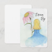 夢の花を持つ少女 エンクロージャーカード (正面/裏面)