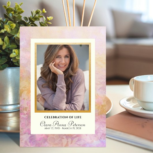 夢の花模様お祝いのライフプログラム プログラム