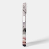 夢の花模様：インクと水の色のエレガンス Case-Mate iPhoneケース (裏面 / 右)