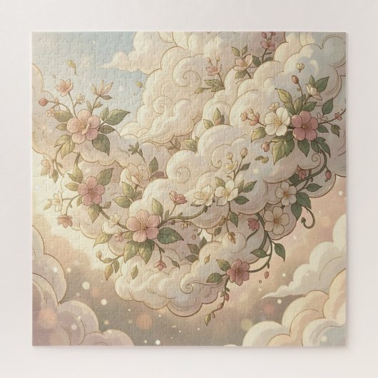 夢の花雲 桜の花 ジグソーパズル (縦)