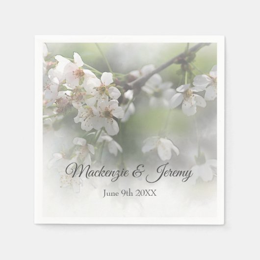 夢の花2 スタンダードカクテルナプキン (正面)