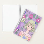 「夢の花」ノート ノートブック (内側)