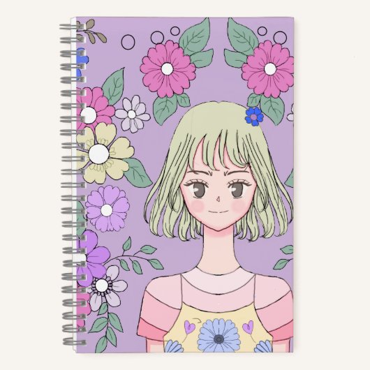 「夢の花」ノート ノートブック (正面)