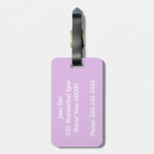 夢の荷物のラベルの追跡 ラゲッジタグ (裏面縦)