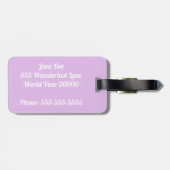 夢の荷物のラベルの追跡 ラゲッジタグ (裏面横)