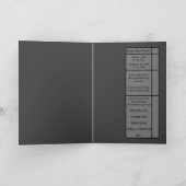 夢の葬儀の招待状 招待状 (内部)