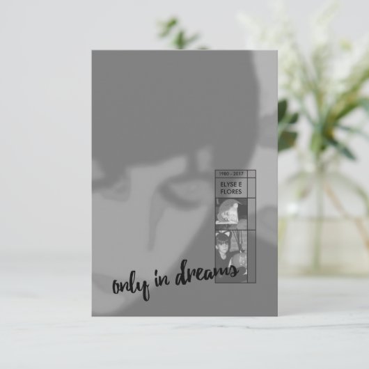 夢の葬儀招待状 招待状 (スタンド正面)