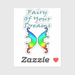 夢の虹の妖精 シール