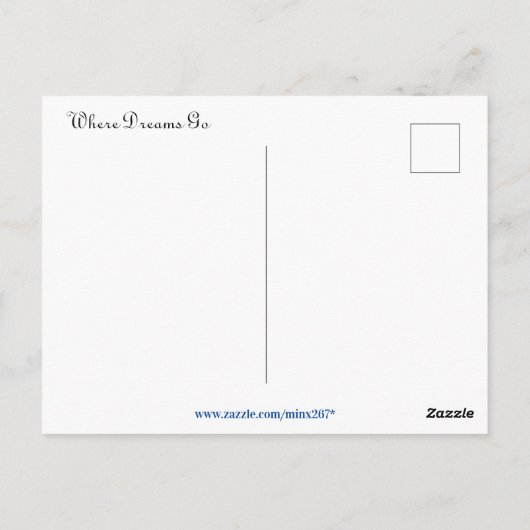 夢の行く先 ポストカード (裏面)