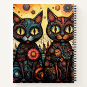 夢の計画。やれ。華美猫たち ノートブック (裏面)
