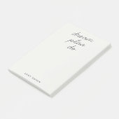 夢の計画 |ミニマモダンリストシンプルグレー ポストイット (アングル)