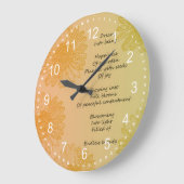 夢の詩 ラージ壁時計 (傾斜)