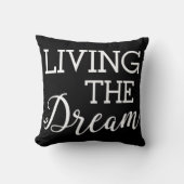 夢の豊かな生活住んでいます クッション (正面)