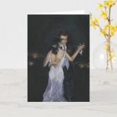 『夢の踊りロマンチック・グリーテ空白のィングカード』 カード (黄色い花)