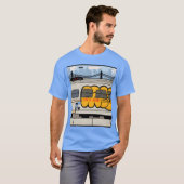 夢の都市ニューヨークシティ NYCスカイライン 友達 Tシャツ (正面フル)