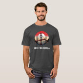 夢の都市 サンフランシスコの抱擁 Tシャツ (正面フル)