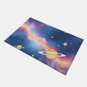 夢の銀河惑星星パターン ドアマット (アングル)