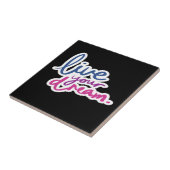 夢の陶磁器タイルを生きる タイル (側面)