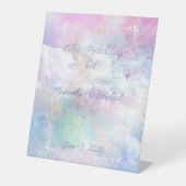 夢の雲と星結婚の 台座サイン (正面)