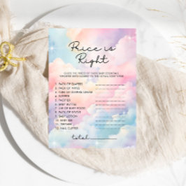 夢の雲の価格は右の赤ちゃんシャワーゲーム