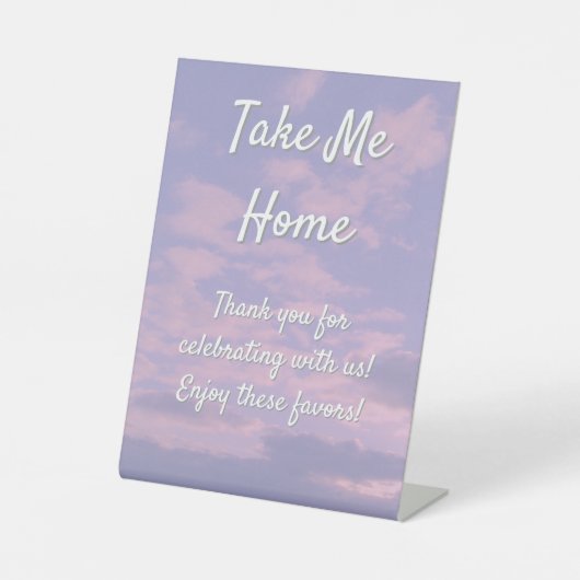 夢の雲の恋人の好意サイン 台座サイン (正面)