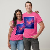 夢の雲: 天上のサンセットマジックアート Tシャツ (ユニセックス)