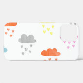 夢の雲:水の色ハート雨 Case-Mate iPhoneケース (裏面 (横))
