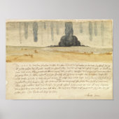 夢の風景と文字, 1526 ポスター (正面)