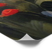 夢の風景の春の魔法を呼び起こす ポスター (角)